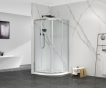 Душевая кабина без поддона Mixxus Premium DIVERSE SC01-90x90x195-TR Chrome прозрачное стекло 5мм (MI6859) - 3
