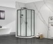 Душевая кабина без поддона Mixxus Premium DIVERSE SC01-90x90x195-TR Black прозрачное стекло 5мм (MI6860) - 4