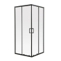 Душевая кабина без поддона Mixxus Premium DIVERSE SC02-90x90x195-TR Black прозрачное стекло 5мм (MI6862) - 1