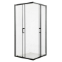 Душевая кабина без поддона Mixxus Premium DIVERSE SC02-90x90x195-TR Black прозрачное стекло 5мм (MI6862) - 3