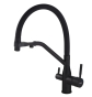 Змішувач для кухні MixxusPremium Gravity 021 BLACK REFL.BLACK (MI6978) - 1
