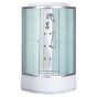 Бокс душовий з гідромасажем Mixxus STRONG SBH01-90x90x215-FB SATIN з високим піддоном (MI6888) - 1