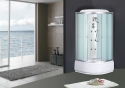Бокс душовий з гідромасажем Mixxus STRONG SBH01-90x90x215-FB SATIN з високим піддоном (MI6888) - 2