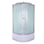 Бокс душовий з гідромасажем Mixxus STRONG SBH01-90x90x215-FB SATIN з високим піддоном (MI6888) - 3