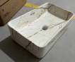 Раковина накладна Mixxus Premium QUADRO-0208 MARBLE 480х315х140mm з переливом (MP6518) - 6