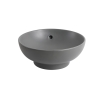 Раковина накладна Mixxus Premium TOPPER-0201 GRAY 410x410x165mm з переливом (MP6649) - 6