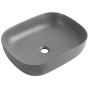 Раковина накладная Mixxus Premium DIVERSE-0115 GRAY 490x395x135mm (MP6650) - 1