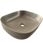 Раковина накладная Mixxus Premium DIVERSE-0115 GRAY 490x395x135mm (MP6650) - 8