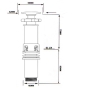 Раковина накладна Mixxus Premium STYLE-0201 520х375х140mm з донним клапаном та отвором під змішувач (MP6511) - 3