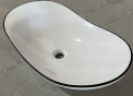 Раковина накладна Mixxus Premium WAVE-0105 EDGE BLACK 620х360х160mm (MP6556) - 6