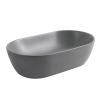 Раковина накладная Mixxus Premium ELLIPSE-0109 GRAY 500x300x140mm (MP6653) - 4