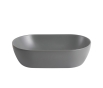 Раковина накладная Mixxus Premium ELLIPSE-0109 GRAY 500x300x140mm (MP6653) - 5