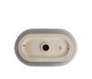 Раковина накладная Mixxus Premium ELLIPSE-0109 GRAY 500x300x140mm (MP6653) - 7