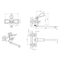 Смеситель для ванны Mixxus Wilson 006 Euro (MI7131) - 2