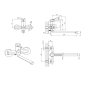 Смеситель для ванны Mixxus Lord 006 Euro Graphite (Цвет графит) (MI7142) - 2