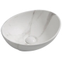 Раковина накладна MIXXUS PREMIUM ELLIPSE-0108 MARBLE 400х330х145mm (MP6526) - 1