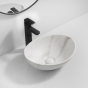 Раковина накладна MIXXUS PREMIUM ELLIPSE-0108 MARBLE 400х330х145mm (MP6526) - 3
