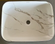 Раковина накладна MIXXUS PREMIUM DIVERSE-0110 MARBLE-BLACK 500х390х130mm (MP6517) - 4