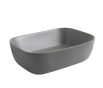 Раковина накладна Mixxus Premium DIVERSE-0116 GRAY 455x330x135mm (MP6651) - 4