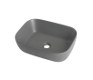Раковина накладна Mixxus Premium DIVERSE-0116 GRAY 455x330x135mm (MP6651) - 6