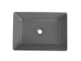 Раковина накладна Mixxus Premium QUADRO-0108 GRAY 550x390x145mm (MP6652) - 3