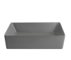 Раковина накладна Mixxus Premium QUADRO-0108 GRAY 550x390x145mm (MP6652) - 5