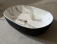 Раковина накладная MIXXUS PREMIUM ELLIPSE-0105 MARBLE-BLACK 600х400х150mm (MP6565) - 5