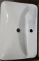 Раковина накладна Mixxus Premium BEVEL-0203 600х405х120mm з отвором під змішувач (MP6513) - 4