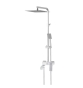 Душова колона KOER KB-56007-04 зі змішувачем, 3 функції (Колір хром+білий) (KR5159) - 1