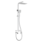 Душевая колонна KOER KB-56007-04 со смесителем, 3 функции (Цвет хром+белый) (KR5159) - 1