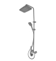 Душова колона зі змішувачем Mixxus Premium MARLIN 009-J GRAPHITE з кнопкою перемикання, 4 режими (MI6831) - 1