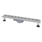 Душевой линейный трап ITAL IT03-FT11/700 Brushed nickel, комбинированный затвор (IT03-FT11/700) - 1