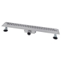 Душевой линейный трап ITAL IT02-FT09/700 Brushed nickel, комбинированный затвор (IT02-FT09/700) - 1