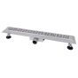 Душовий лінійний трап ITAL IT02-FT20/700 Brushed nickel, комбінований затвор (IT02-FT20/700) - 1