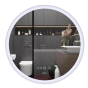 Зеркало Mixxus PLAIN MC10-80 с Led Touch, Anti-fog, димером, регулятором яркости, часами (MI6932) - 1