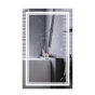 Зеркало Mixxus Premium QUADRO MR20-50x80-Reverse с Led Touch, Anti-fog, димером, регулятором яркости (MP6620) - 1