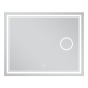 Дзеркало Mixxus Premium QUADRO MR20-100x80 з Led Touch, Anti-fog, димером, регулятором яскравості, лінзою (MP6623) - 3