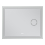 Дзеркало Mixxus Premium QUADRO MR20-100x80 з Led Touch, Anti-fog, димером, регулятором яскравості, лінзою (MP6623) - 4