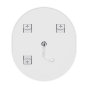 Дзеркало Mixxus Premium ELLIPSE MV05-80x70-Reverse WHITE з Led Touch, Anti-fog, димером (3-6,5kK) (MP6645) - 7