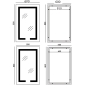 Зеркало Mixxus HARD MR07-50x80 с Led Touch, Anti-fog, димером, регулятором яркости (MX9992) - 2