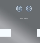 Зеркало Mixxus HARD MR07-50x80 с Led Touch, Anti-fog, димером, регулятором яркости (MX9992) - 9