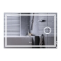 Дзеркало Mixxus Premium QUADRO MR20-100x70 з Led Touch, Anti-fog, димером, регулятором яскравості, лінзою (MP6622) - 1