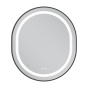 Дзеркало Mixxus Premium ELLIPSE MV05-80x70-Reverse BLACK з Led Touch, Anti-fog, димером (3-6,5kK) (MP6646) - 3