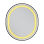 Дзеркало Mixxus Premium ELLIPSE MV05-80x70-Reverse BLACK з Led Touch, Anti-fog, димером (3-6,5kK) (MP6646) - 4