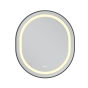 Дзеркало Mixxus Premium ELLIPSE MV05-80x70-Reverse BLACK з Led Touch, Anti-fog, димером (3-6,5kK) (MP6646) - 5