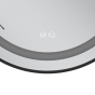 Дзеркало Mixxus Premium ELLIPSE MV05-80x70-Reverse BLACK з Led Touch, Anti-fog, димером (3-6,5kK) (MP6646) - 7