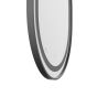 Дзеркало Mixxus Premium ELLIPSE MV05-80x70-Reverse BLACK з Led Touch, Anti-fog, димером (3-6,5kK) (MP6646) - 8