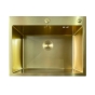 Мийка Mixxus MH6050 Micro Decor Brushed Gold (3.0/0.8) з нерж. сталі (колір матове золото) (MI8222) - 1