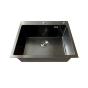 Мийка Mixxus MH5843 Micro Decor Graphite (3.0/0.8) з нерж. сталі (колір графіт) (MI8217) - 1