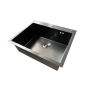 Мийка Mixxus MH5843 Micro Decor Graphite (3.0/0.8) з нерж. сталі (колір графіт) (MI8217) - 3